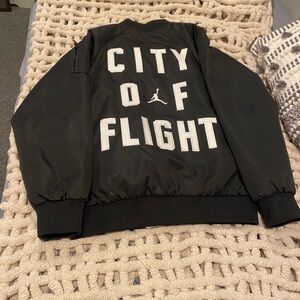 Boys Jordan City Of Flight Reversible Cool Bomber Jacket